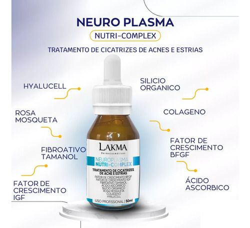 Sérum Microagulhamento Colágeno E Fator De Crescimento Lakma