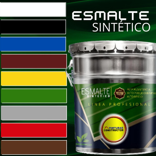 Esmalte Sintetico Cafe Moro Tineta 16lts
