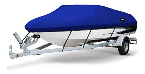 Cubierta Impermeable Para Barco 600d Resistente, 17'-19', Az