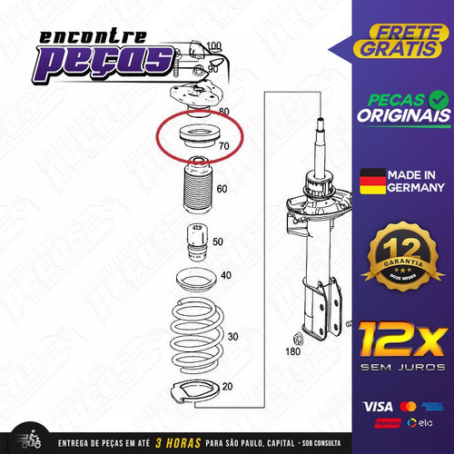 Rolamento Do Coxim Mercedes C320 Cdi 2008-2013 Original