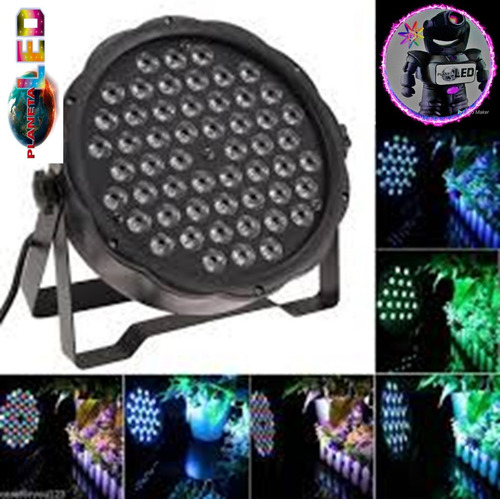 Tacho Led Audioritmico 54w Dmx Rgb Dj Discotec Eventos Bar