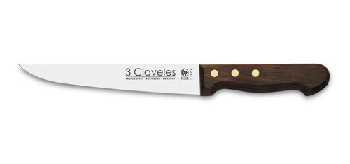 Cuchillo Cocina 3 Claveles 18 Cm M/madera Palisandro 1039