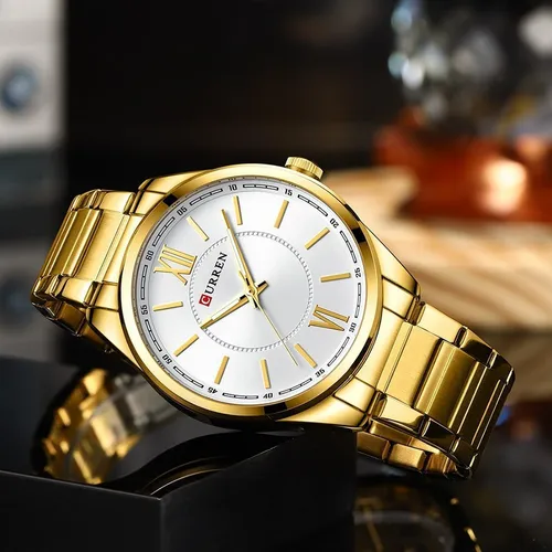 Reloj Cuarzo Casual Curren Luminous Steel Belts