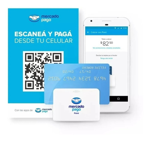 Posnet Mercadopago Point Bluetooth Apto Tarjeta Alimentar