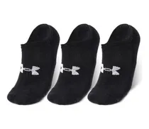 Comprar Meia Under Armour Core Cotton Sem Cano - 3 Pares - Preto 