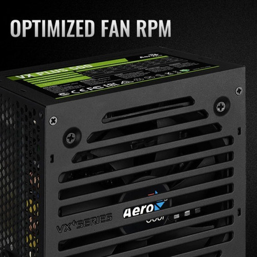 Fuente De Poder Aerocool Vx-500 Plus 500w Reales Con Caja