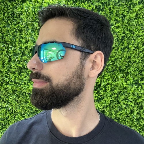 Óculos Solar Mormaii Thunder M0078k0485 Azul Lente Espelhada