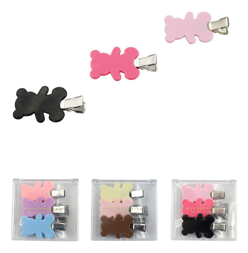 Pinzas Forma De Osito (3 Uds.)