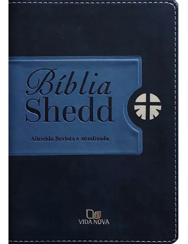 Bíblia De Estudo Shedd Ara Capa Luxo Azul