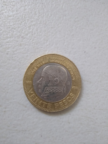 Moneda $20 José Ma. Morelos Y Pavón