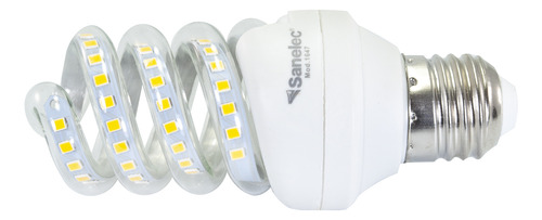Foco Sanelec Espiral Led 14w Luz Calida Mini