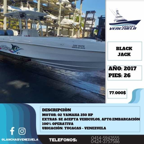 Imagen 1 de 5 de Lancha Black Jack 26 Lv309