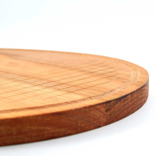 Imagen 3 de 7 de Tabla Madera Para Cortar Diseño Redondo