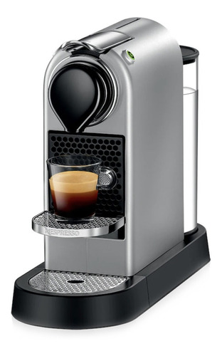 Cafetera Nespresso Citiz D113 automática plata para cápsulas monodosis 110V
