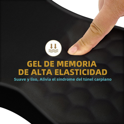 ( Alfombrilla De Ratón Ergonómica Con Soporte For Muñeca Y