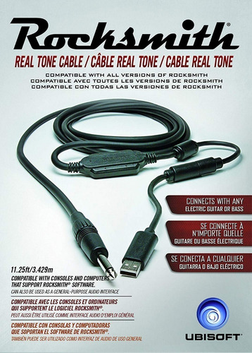 Cable Rocksmith Real Tone Ubisoft Original