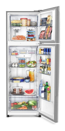 Geladeira Panasonic Bt41 Duplex Aço Escovado Frost Free 127v