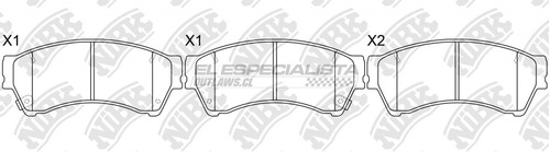 Pastillas De Freno Mazda Atenza Sport 2.5 2008 Nibk