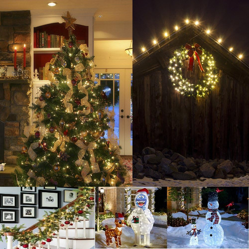 Luces De Navidad Con Temporizador: Luces De Cuerda De Funcio