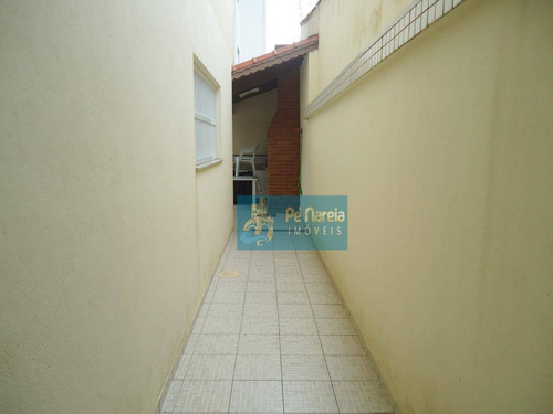 Sobrado Com 3 Dormitórios À Venda Por R$ 600.000,00 - Canto Do Forte - Praia Grande/sp - So0040