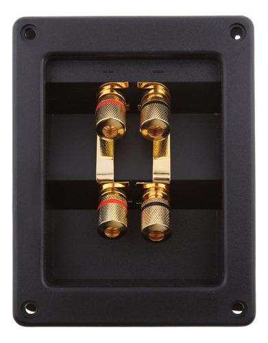 2x Terminal De Caja De Conexiones De Bocina Cuadrado De Cob