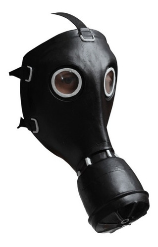 Máscara Gp-5 Gas Mask Black Látex  Halloween Terror 26519