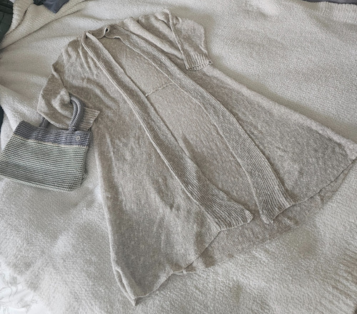 Sueter Largo De Lino Y Algodon Para Mujer Talla Chica (Usado)