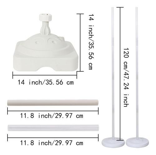 Kit De Soporte De Para Globos, Soporte De Torre 10 Secciones