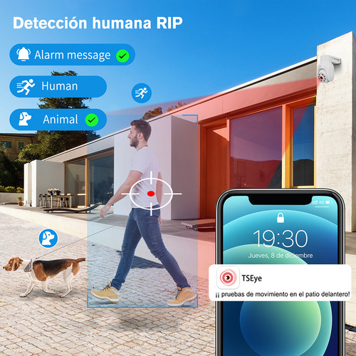 OJO® 5MP 4 Cámaras de Vigilancia Kits de Seguridad Exterior Disk Nvr