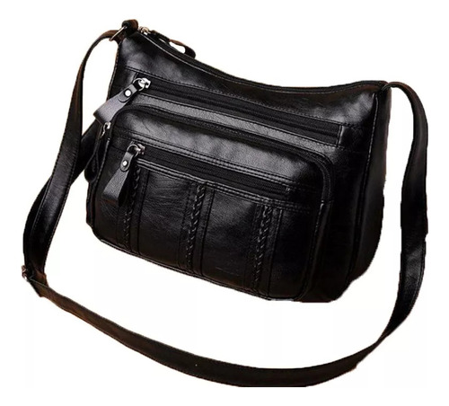 Bolso De Cuero Blando D Proof De Gran Capacidad Para Mujer