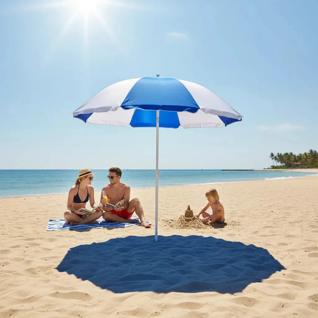 Mor Guarda-Sol 1,80m Mor FPS 70 Grande Resistente Praia Campo Piscina