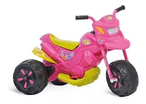 Moto Eletrica Bandeirante Infantil 6v Xt3 Rosa 2701