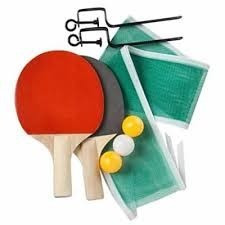 Set Ping Pong 2 Paleta 3 Pelotitas Red Con Soporte Zona Once