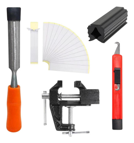 Kit De Agarre De Golf Cubra De Goma Conveniente De Naranja