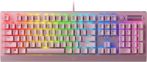 Teclado Mecánico Razer, Blackwidow V3, Para Juegos, Rosa