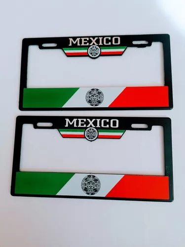  Placas mixtas de ADN de México, Mexicano y El Salvador para la  parte delantera del auto, etiqueta de aluminio de metal de 6 x 12 pulgadas,  accesorios novedosos para automóvil, regalos 