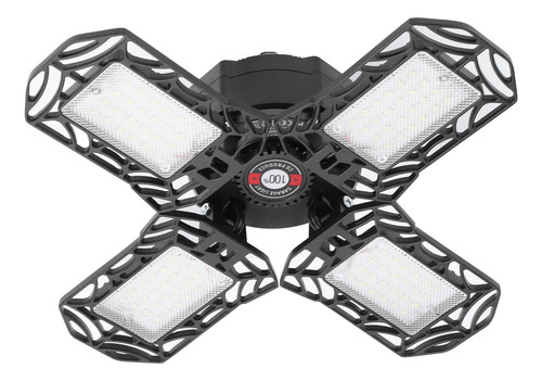 Led Mining, 80 W, 96 Led, Base E27/e26, 4 Hojas, Industrial