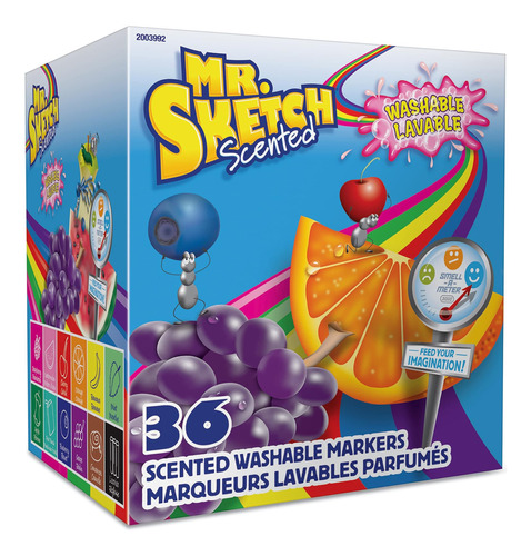 Marcadores Lavables Perfumados Mr Sketch 2003992, Punta Bise