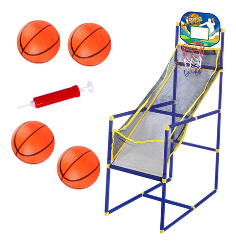 Juego De Baloncesto Arcade Para Niños Al Aire Con 4 Bolas