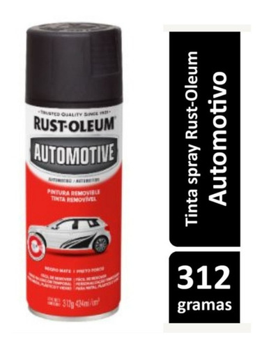 Imagem 1 de 3 de Spray Envelopamento Preto Fosco - Rust Oleum