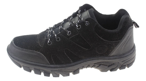 Zapatilla Negro Vía Franca Art. 8sxr77022bl