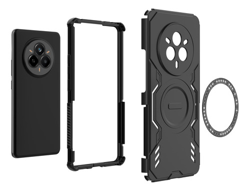 Funda Rígida De Plástico Armor Para Xiaomi Redmi Note 14 Pro Plus K80 Pro Funda Protectora Magnética A Prueba De Golpes