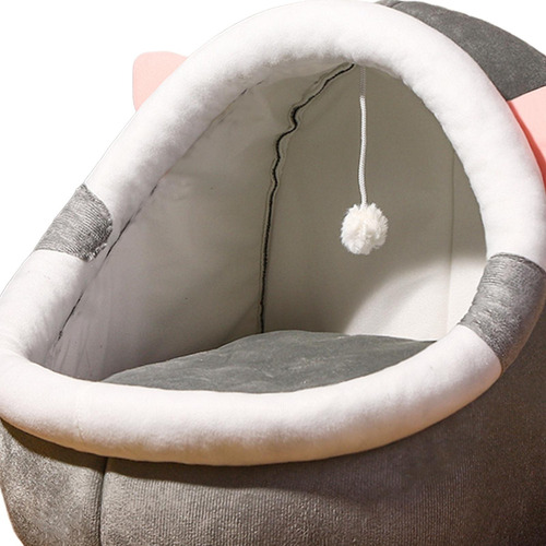 Cama De Gato Macia E Calmante Para Dormir, Pink Nest M