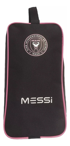 Botinero Bolso Samba Inter Miami Messi Argentina Futbol Rugby Negro