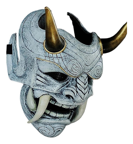 Máscara 2024: Demonio Rojo Japonés Oni Noh Hannya Kabuki Sam