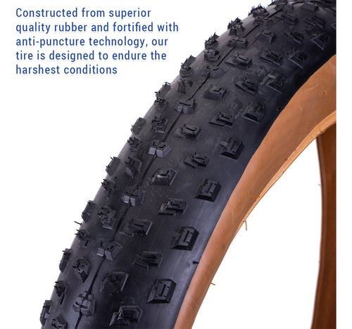 Snow Beach Tire, Tubo Interior De Goma, 20 X 3.0 Pulgadas, T