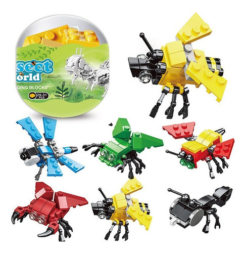 Juguetes Para Niños Diy Insect World 12pcs