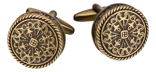 2 Piezas De Chaqueta Vintage Chapada En Bronce Botón De