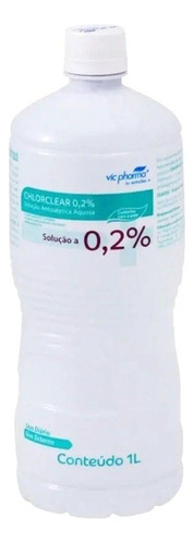 Clorexidina Chlorclear 0.2% Solução Aquosa Vic Pharma - 1l