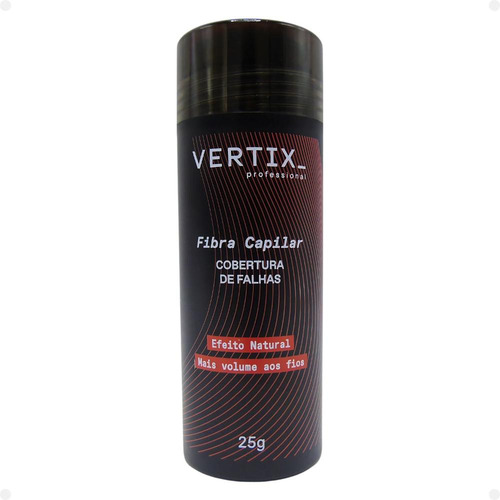 Fibra Castanho Escuro, Aplicador E Spray Extraforte Vertix